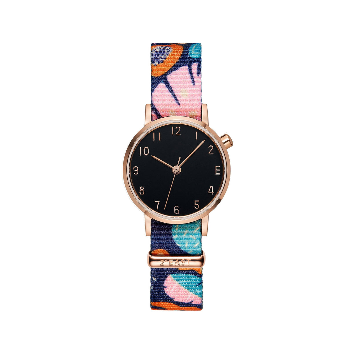 The Black and Rose Gold Watch -  Tropical (Kids)