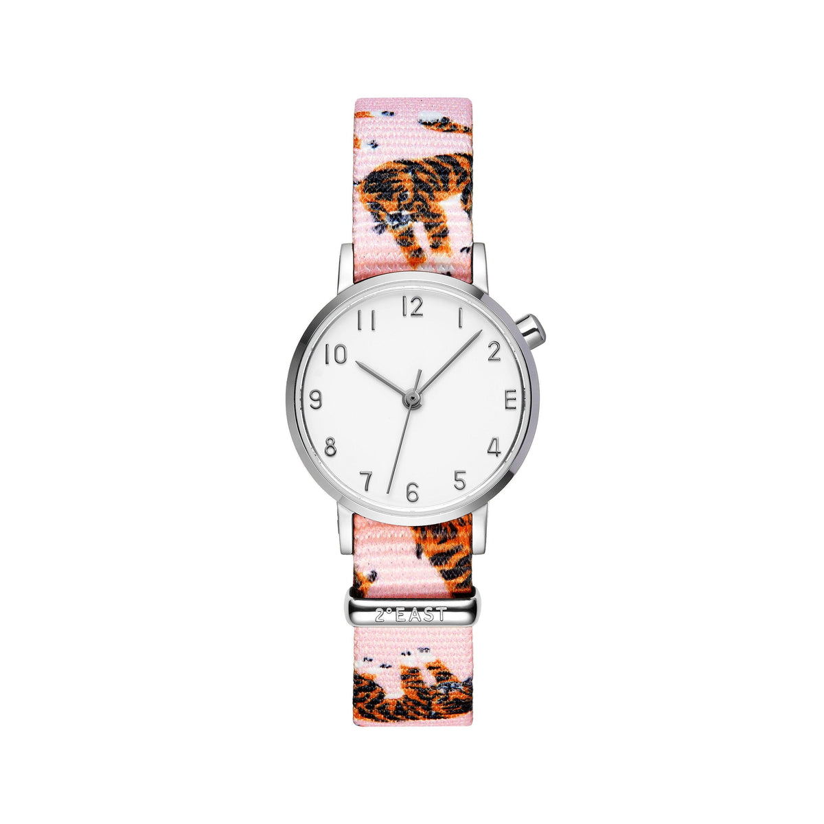 The White and Silver Watch - Tigers (Kids)