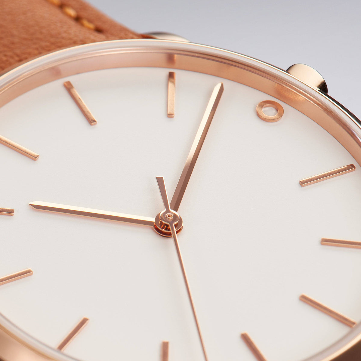 The White and Rose Gold Watch -  NATO