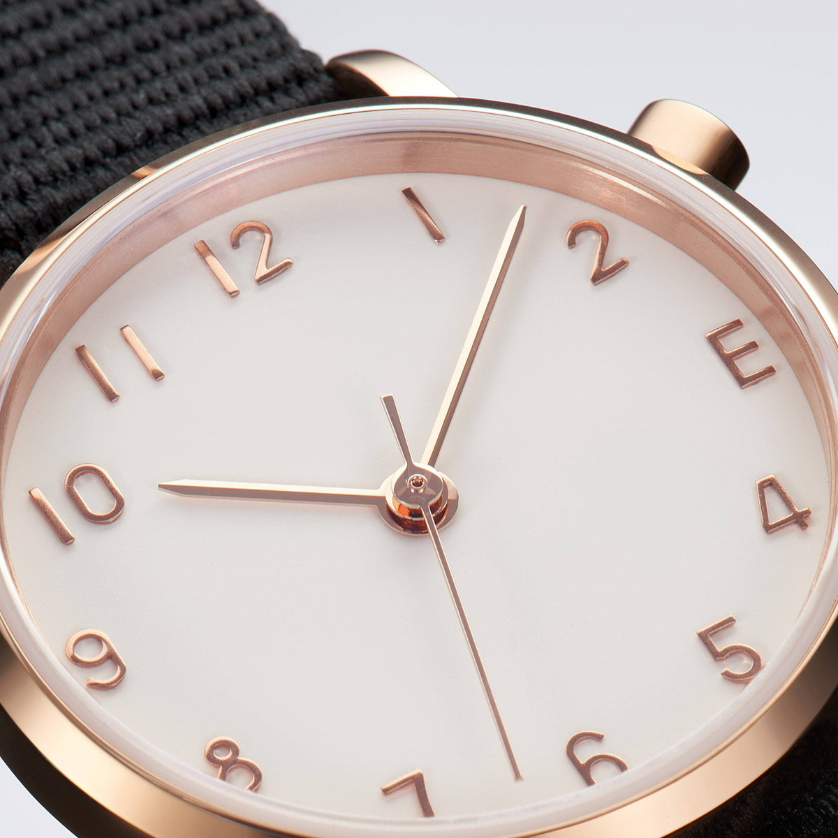 The White and Rose Gold Watch - Triangles (Kids)