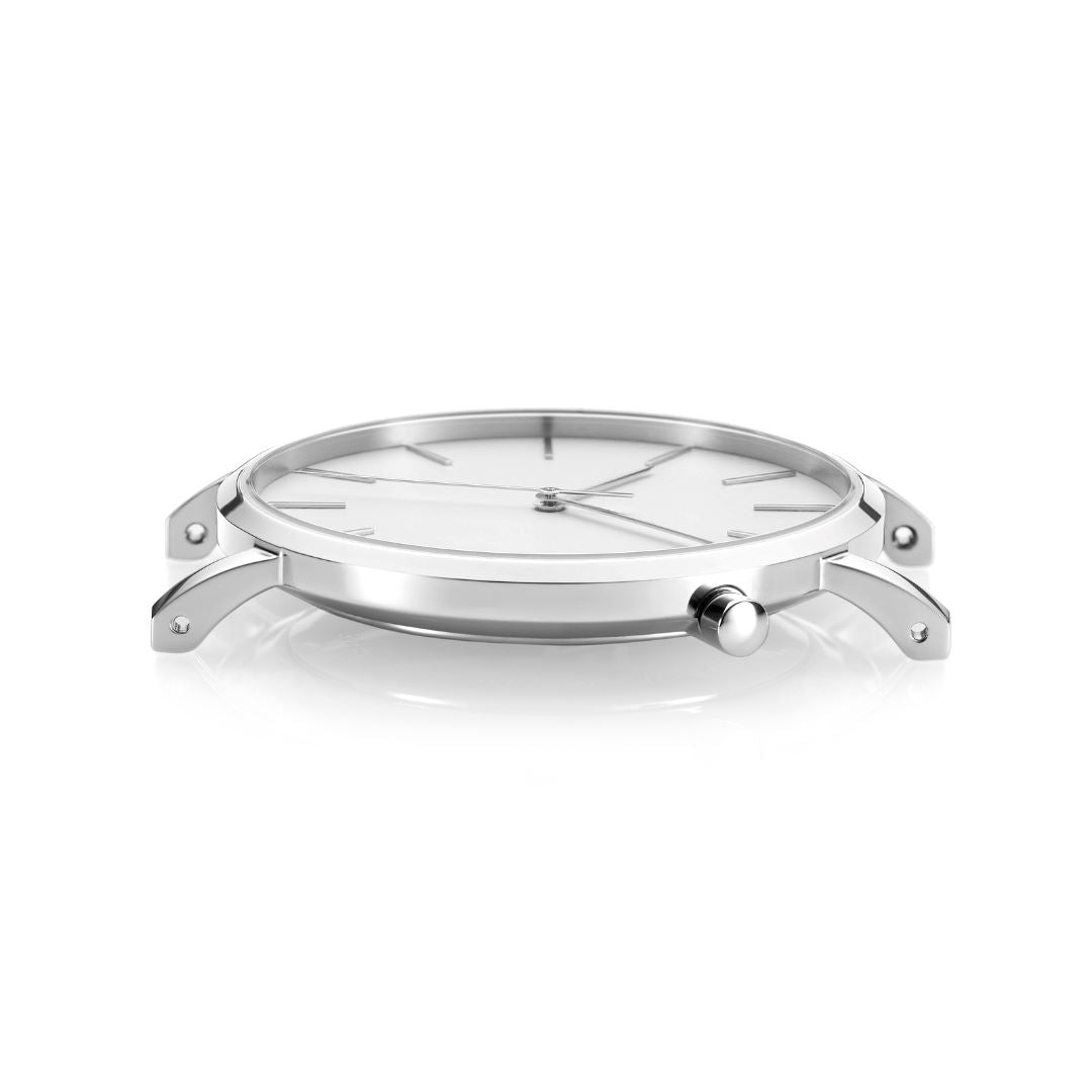 The White and Silver Watch - NATO