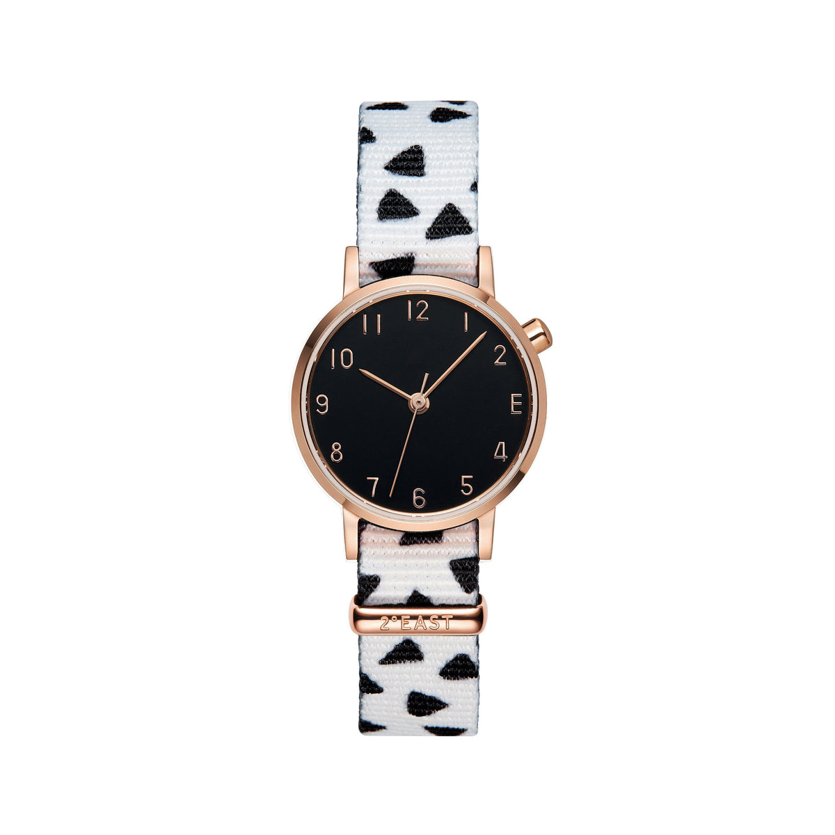 The Black and Rose Gold Watch -  Triangles (Kids)